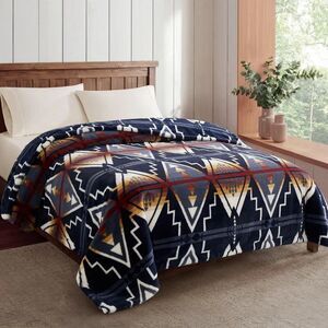 Pendleton Blanket Faux Fur Luxe QUEEN Blanket Queen: 98 in. x 92 in. NEW
